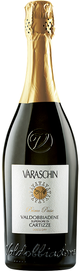 VALDOBBIADENE PROSECCO SUPERIORE DI CARTIZZE DOCG SPUMANTE DRY PRIMO PASSO N.V.