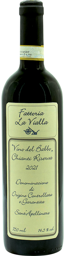 CHIANTI DOCG RISERVA VINO BIOLOGICO VINO DEL BABBO SANT'APOLLINARE 2021