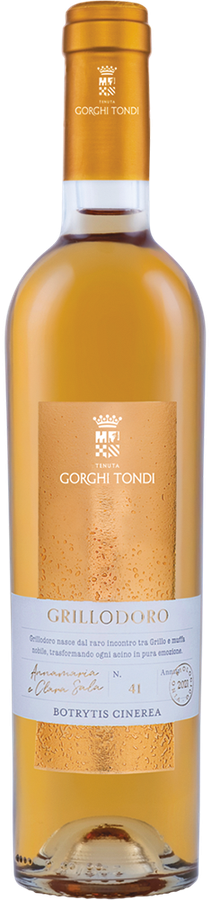 SICILIA DOC BIANCO VENDEMMIA TARDIVA VINO BIOLOGICO GRILLODORO 2021