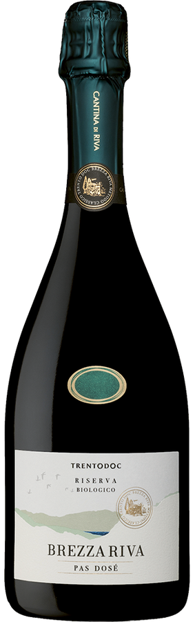 TRENTO DOC PAS DOSÉ BLANC DE BLANCS RISERVA VINO BIOLOGICO BREZZA RIVA 2021