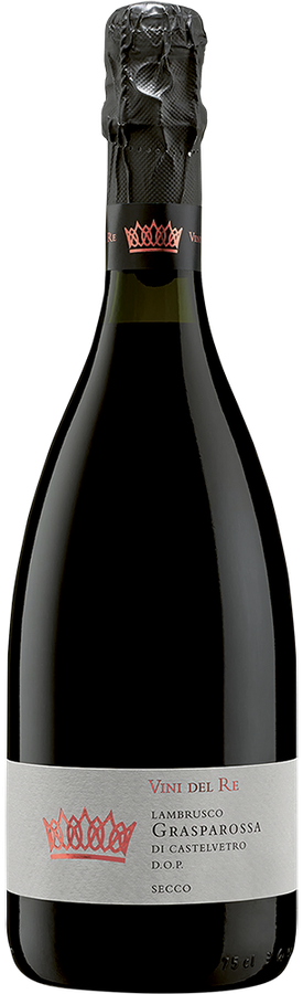 LAMBRUSCO GRASPAROSSA DI CASTELVETRO DOP FRIZZANTE SECCO VINI DEL RE N.V.