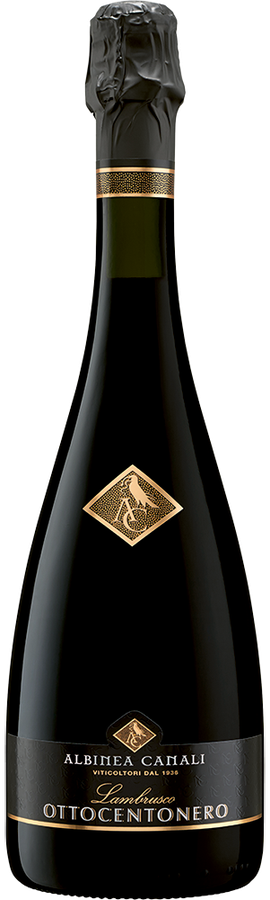 DELL'EMILIA IGT LAMBRUSCO FRIZZANTE SECCO OTTOCENTONERO N.V.