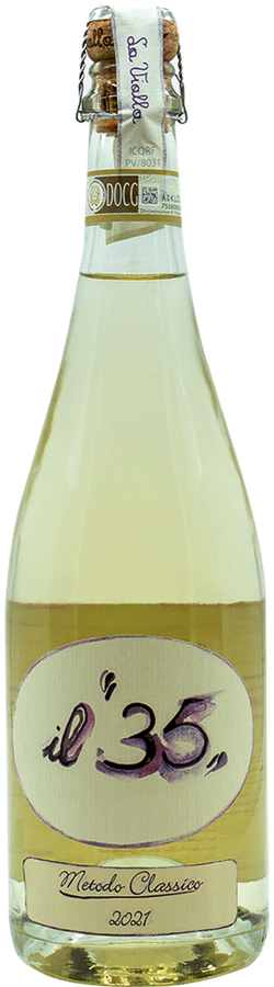 OLTREPÒ PAVESE METODO CLASSICO DOCG EXTRA BRUT MILLESIMATO VINO BIOLOGICO IL 35 2021