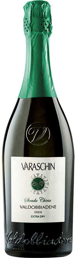 VALDOBBIADENE PROSECCO SUPERIORE DOCG SPUMANTE EXTRA DRY STRADA CHIESA 2025